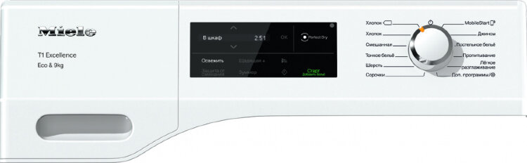 Сушильная машина TEJ675WP Chrome Edition