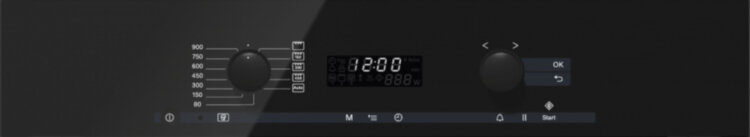 Микроволновая печь M6262TC OBSW черный обсидиан