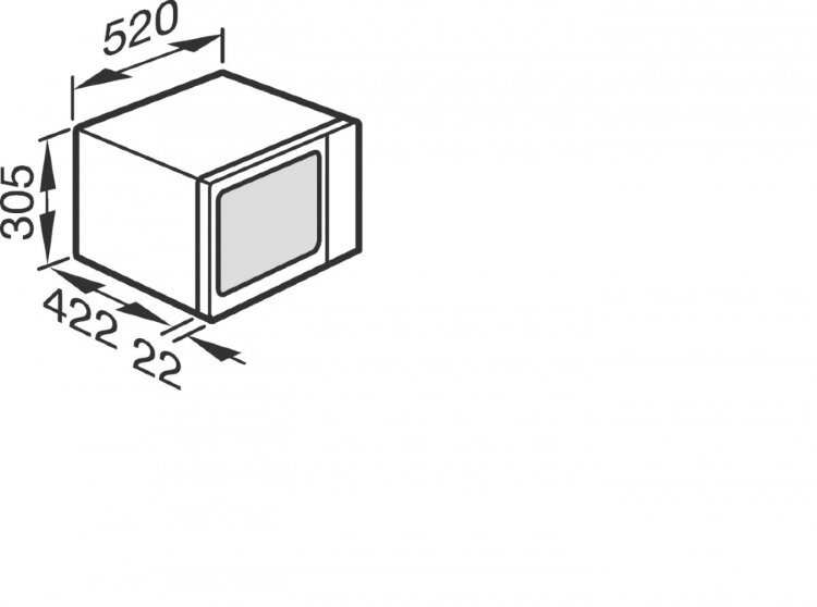 Микроволновая печь соло M6012SC EDST сталь