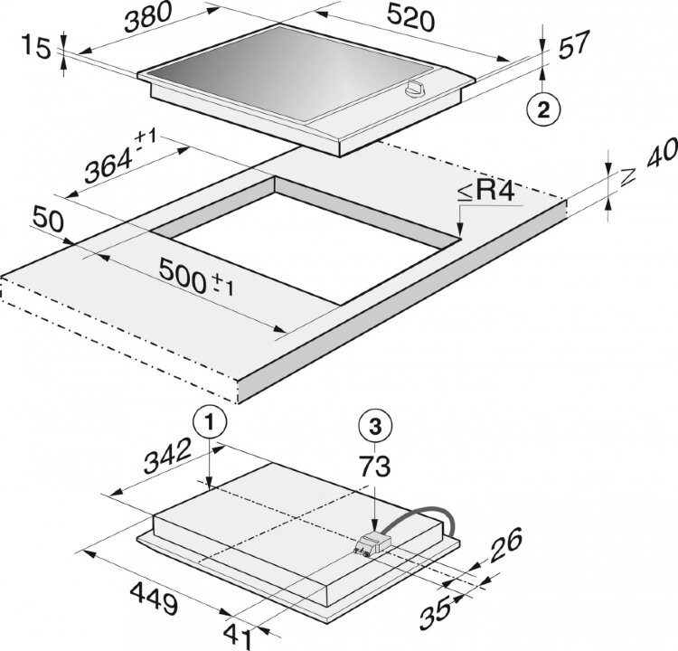 Combi индукционная панель CS1222 I