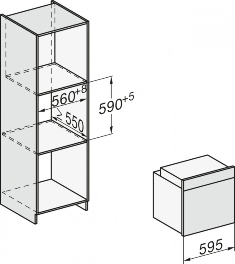 Духовой шкаф H7464BP GRGR графитовый серый