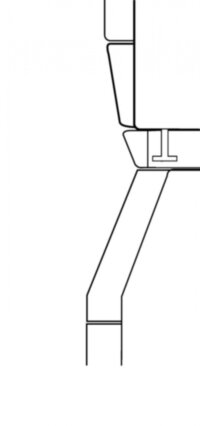 Монтажный комплект для установки в колонну WTV407 белый лотос