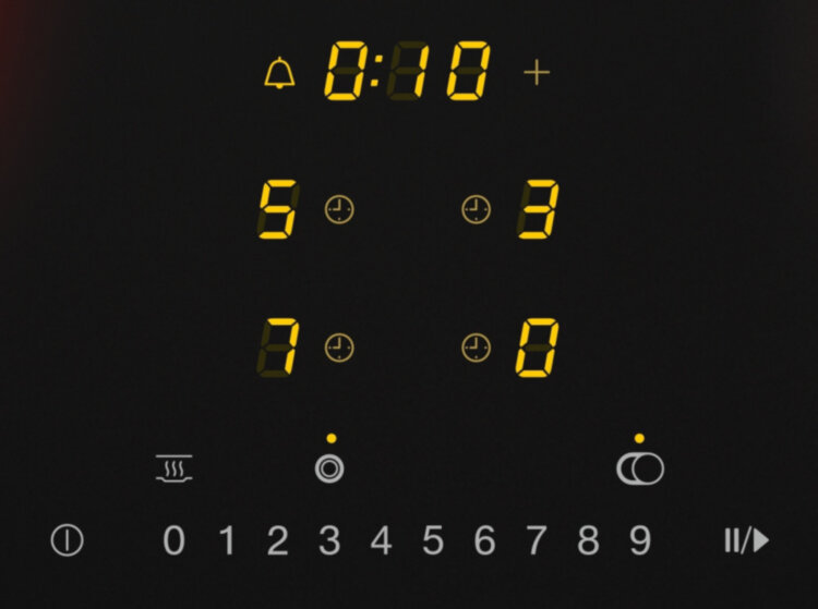 Панель конфорок KM6540 FR сталь