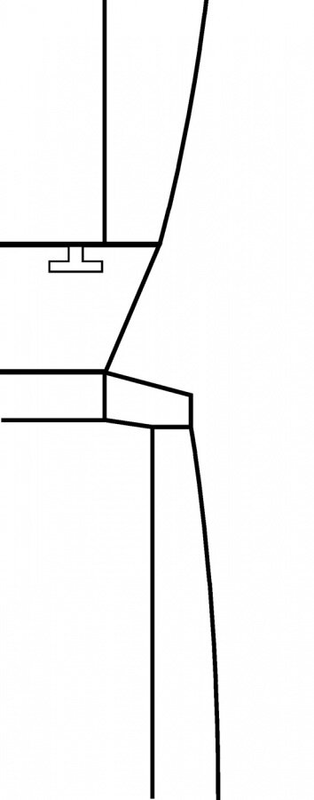 Монтажный комплект WTV417 белый лотос