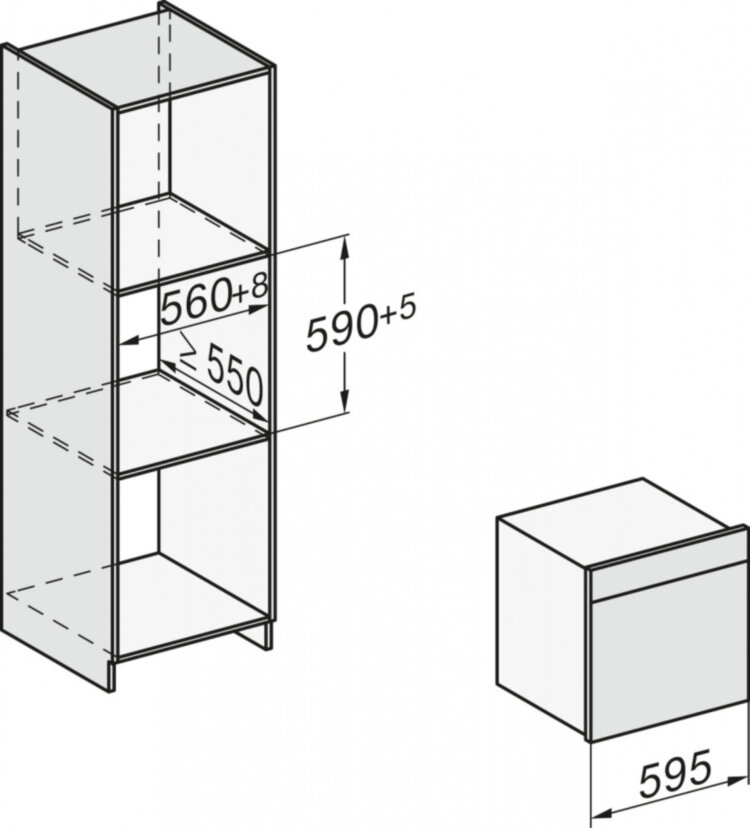 Комбинированный духовой шкаф DialogOven DO7860 нерж. сталь