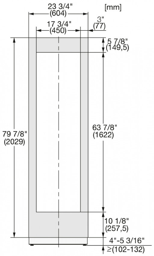 Фронтальная панель KFP 2455 ed/cs
