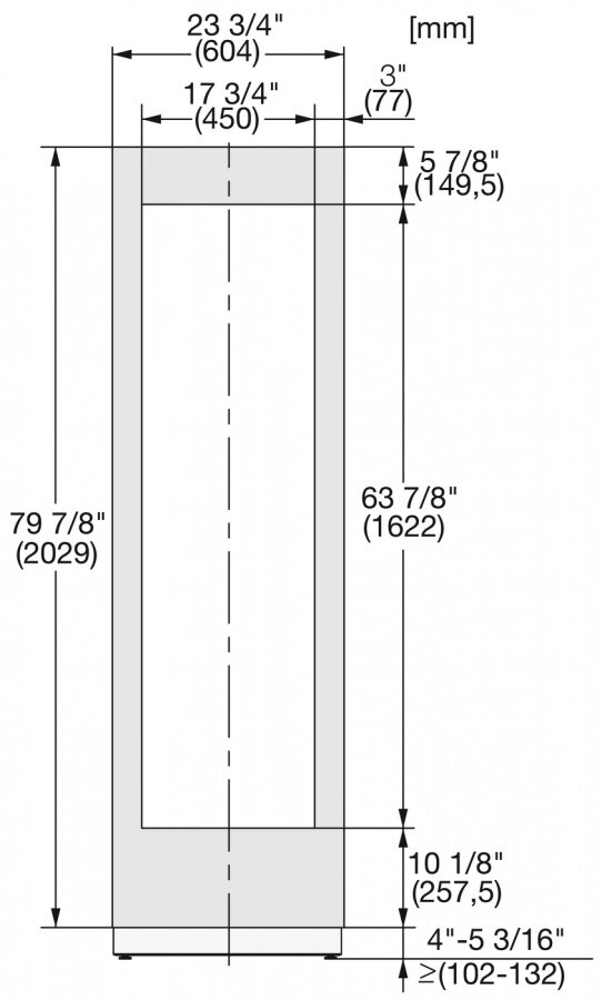 Фронтальная панель KFP 2455 ed/cs
