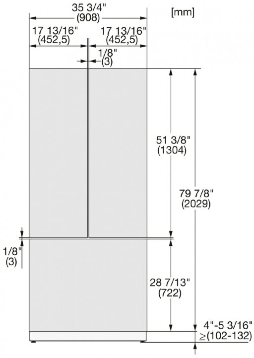 Фронтальная панель KFP 3635 ed/cs