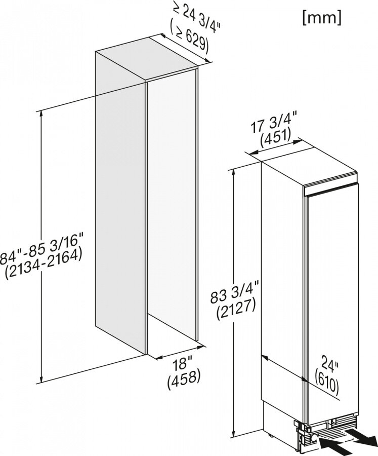 Морозильник F2411Vi