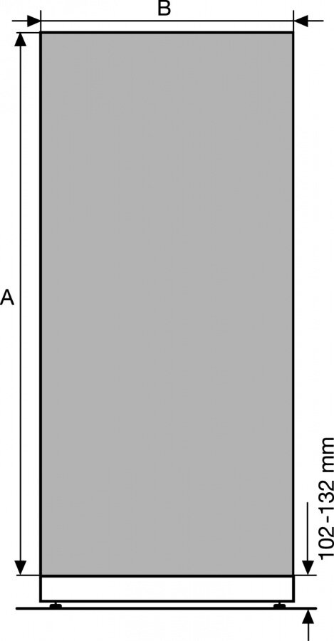 Фронтальная панель KFP1090 ss сталь