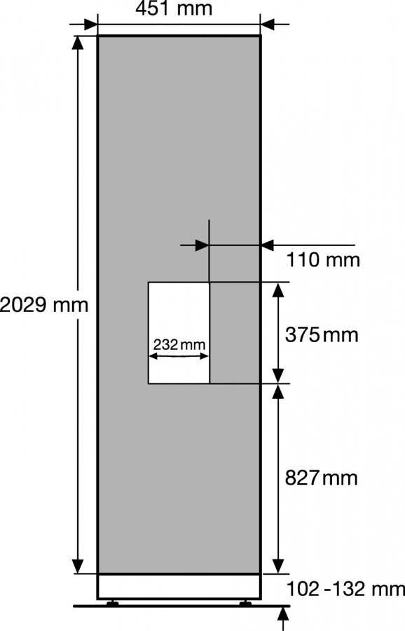 Фронтальная панель KFP1240 ss сталь
