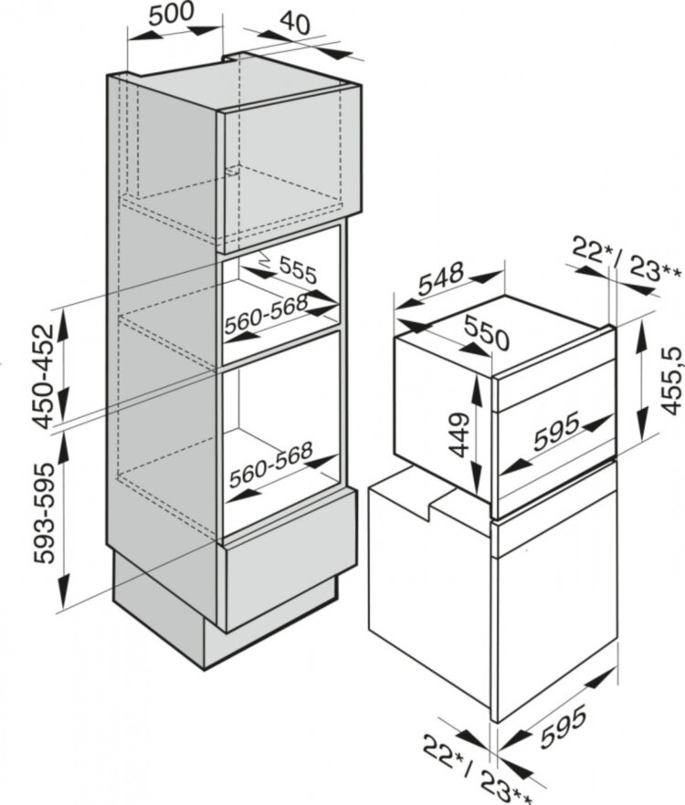 Комби-пароварка DGC6805 OBSW черный обсидиан