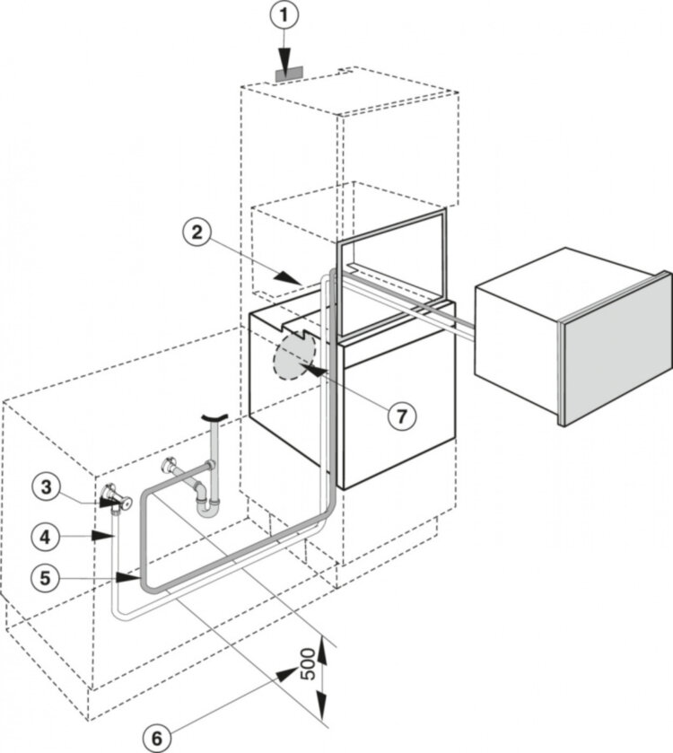 Комби-пароварка DGC6805 OBSW черный обсидиан