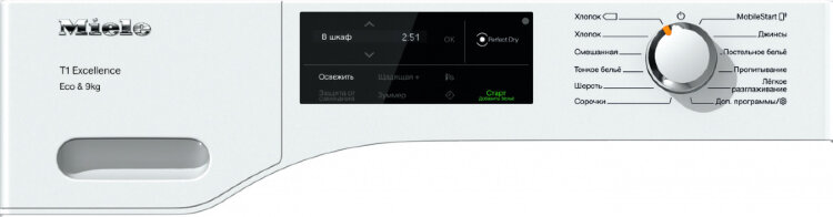 Сушильная машина TEJ665WP Chrome Edition